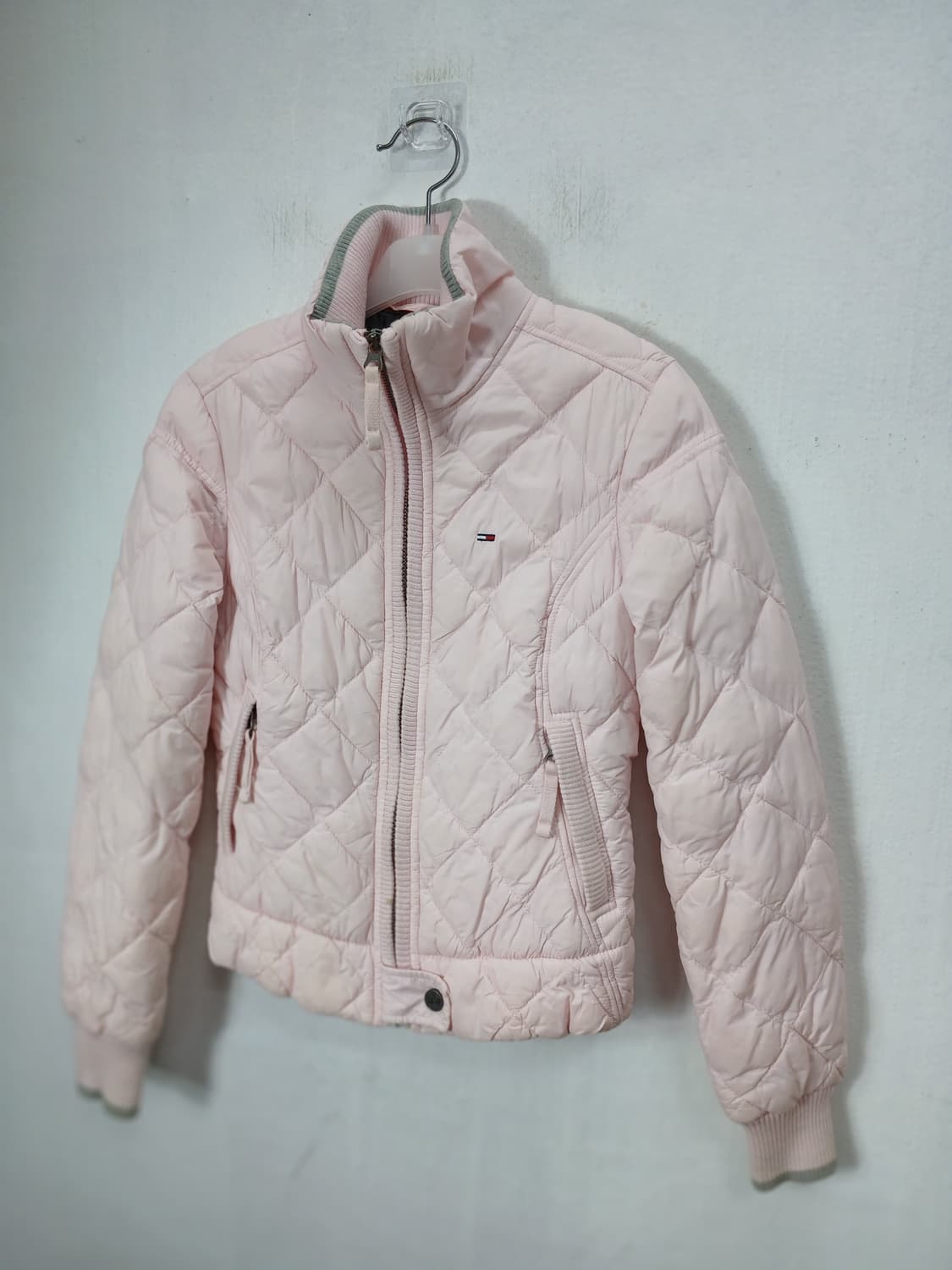 타미힐피거 퀼팅핑크자켓  85 XS 상품이미지2