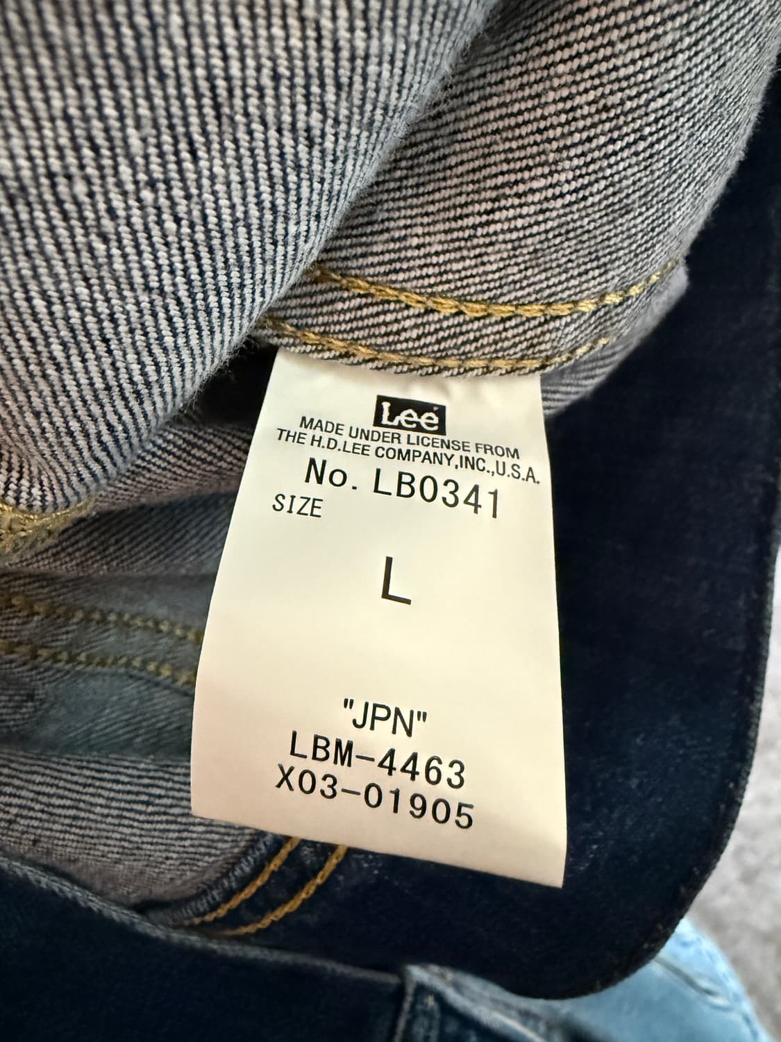 Lee Enriched 데님 자켓 101J L 상품이미지4