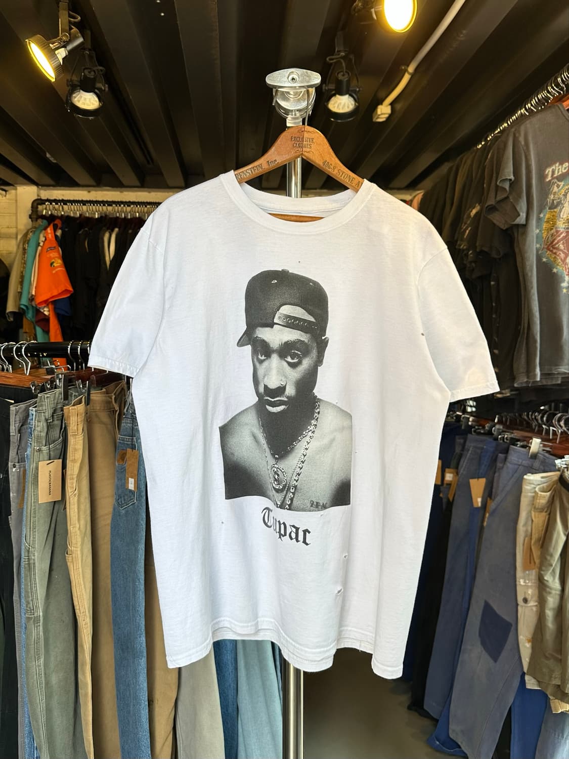 투팍 2pac 래퍼 프린팅 티셔츠 상품이미지1