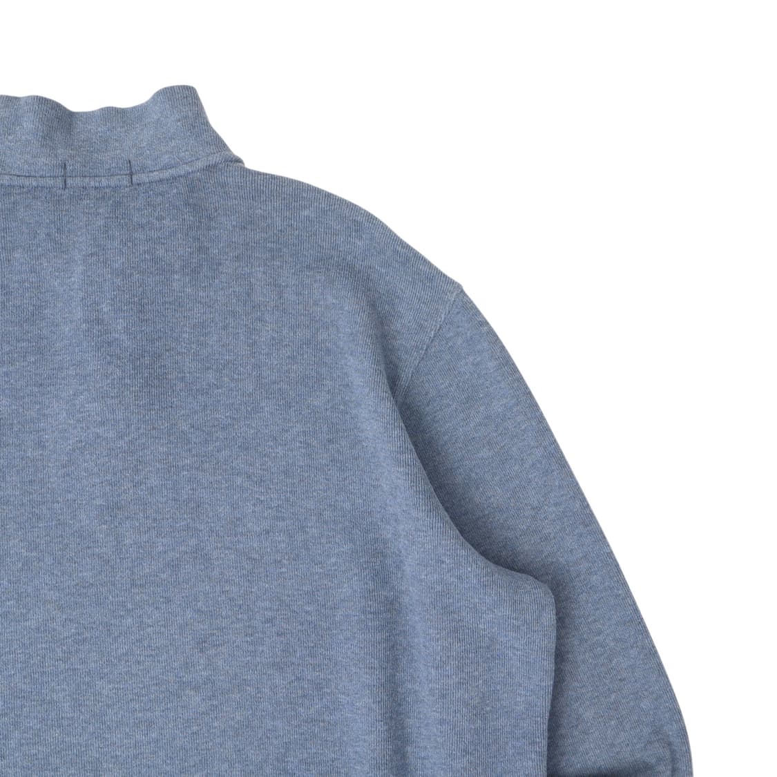 폴로 랄프로렌 블루 하프집 코튼 니트 상품이미지6