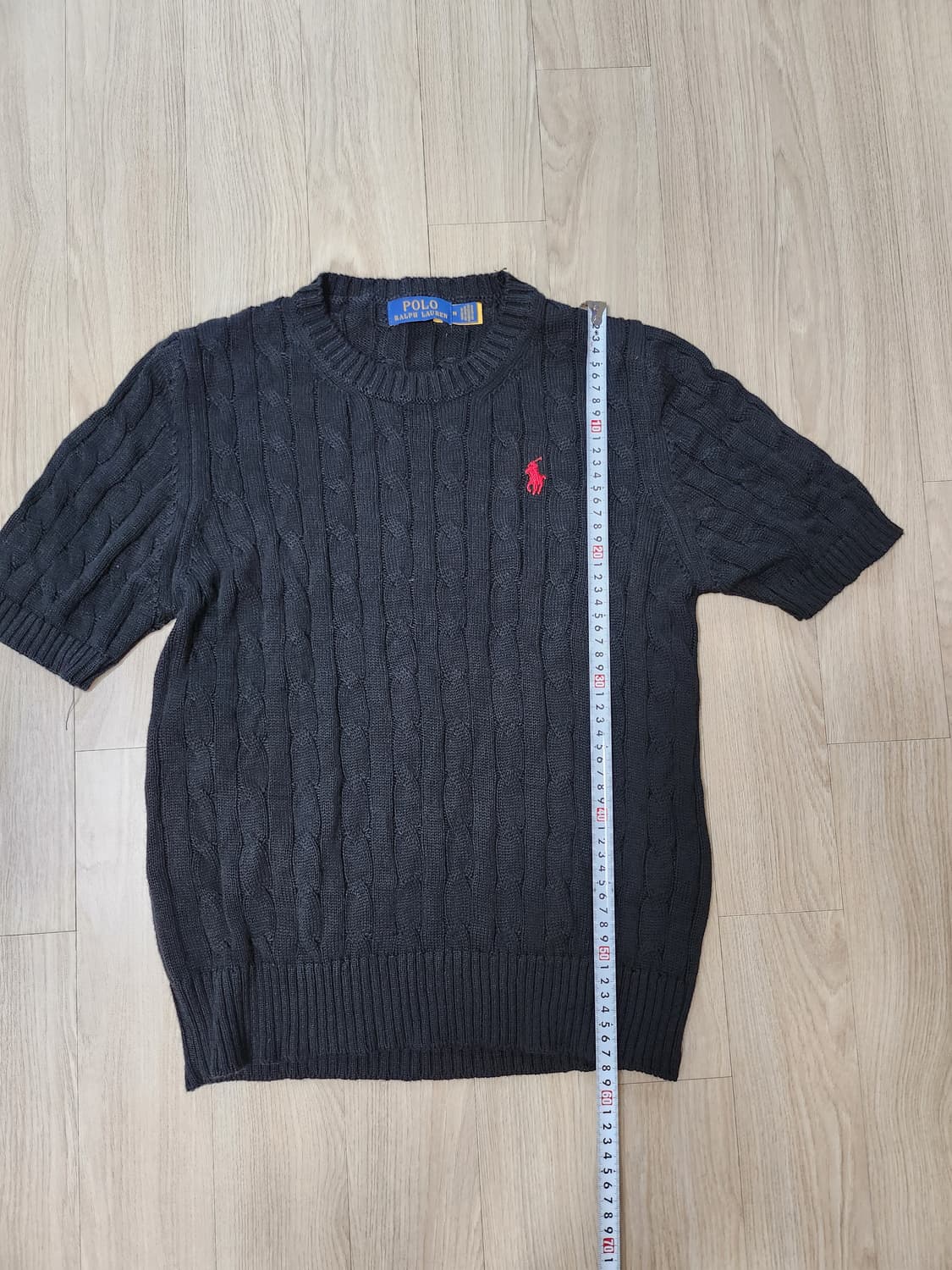 폴로랄프로렌 케이블반팔니트 (M 상품이미지5