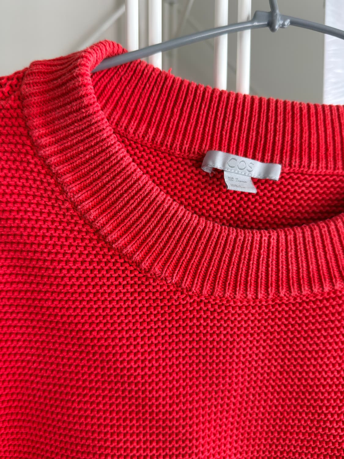 COS 니트 코랄 컬러 100 상품이미지5