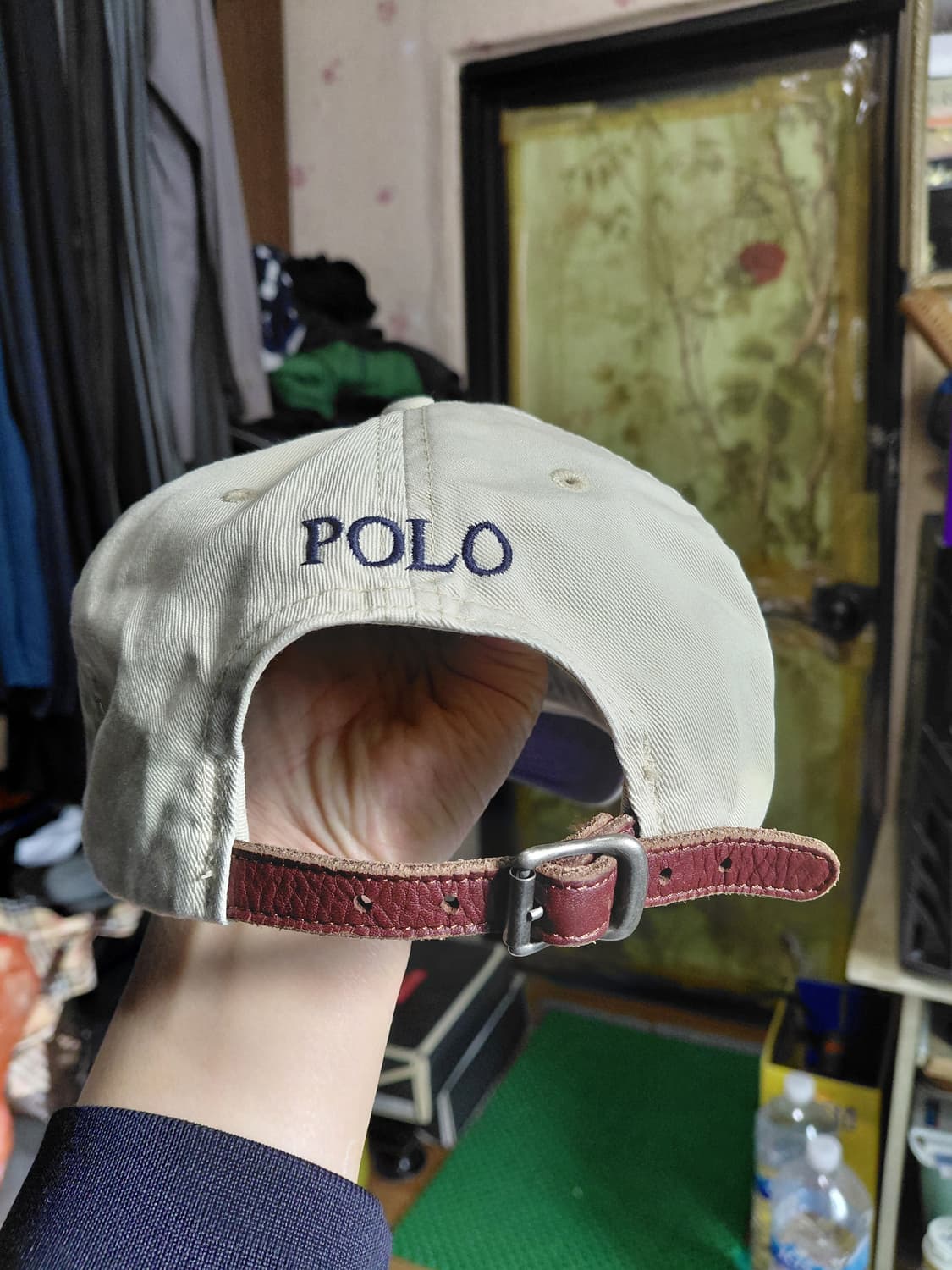 [폴로 랄프로렌]구형 볼캡 베이지컬러  상품이미지4