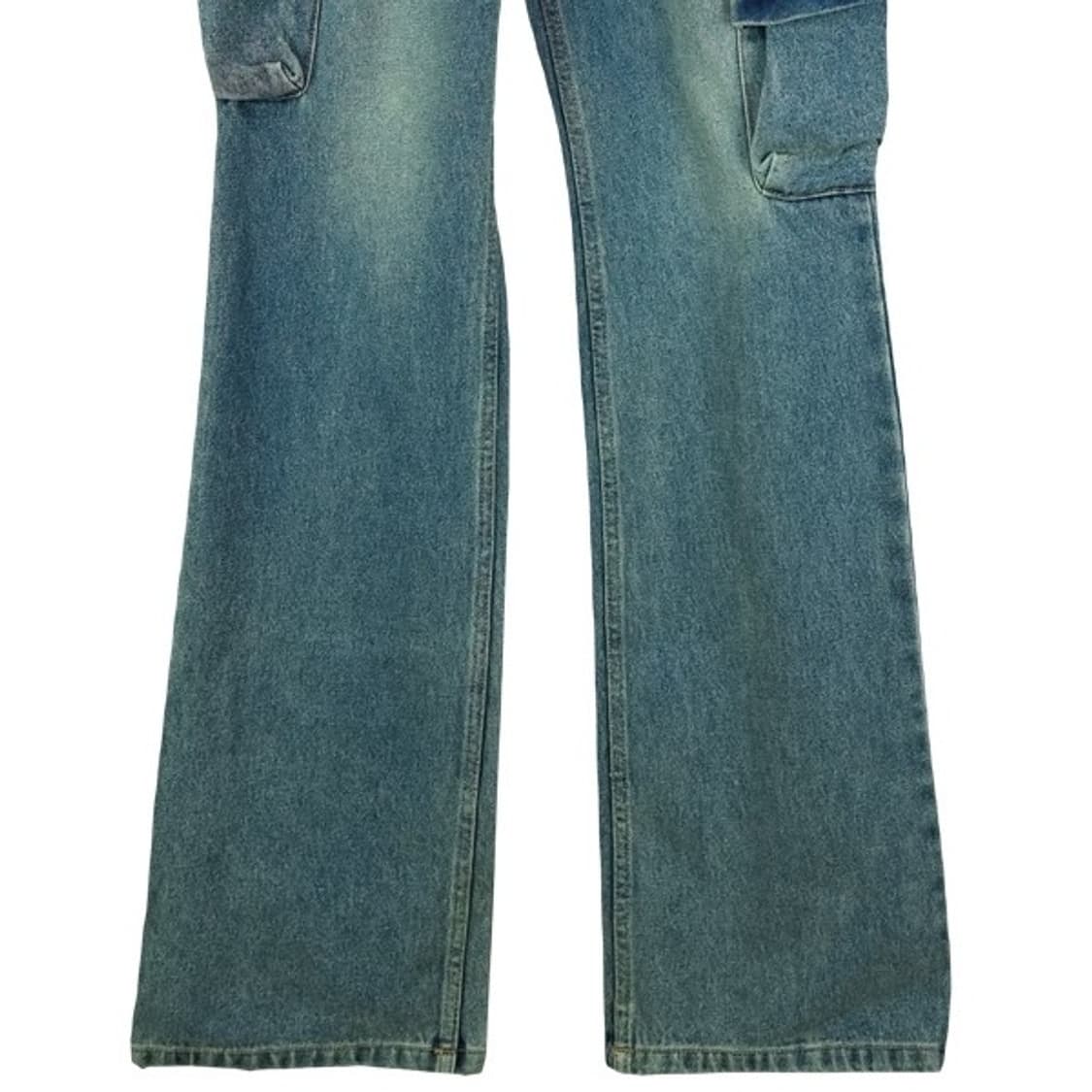 [엘이이와이](새상품) 멀티 포켓 카고 부츠컷 데님 팬츠 M18994 상품이미지6