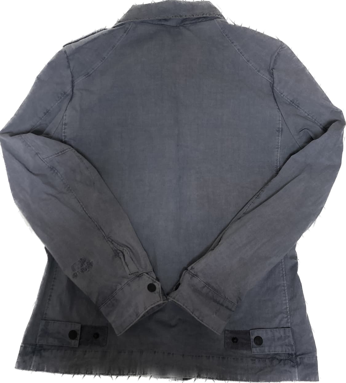 cp컴퍼니 가먼트다잉 자켓 견장 워싱 블루그레이 상품이미지2