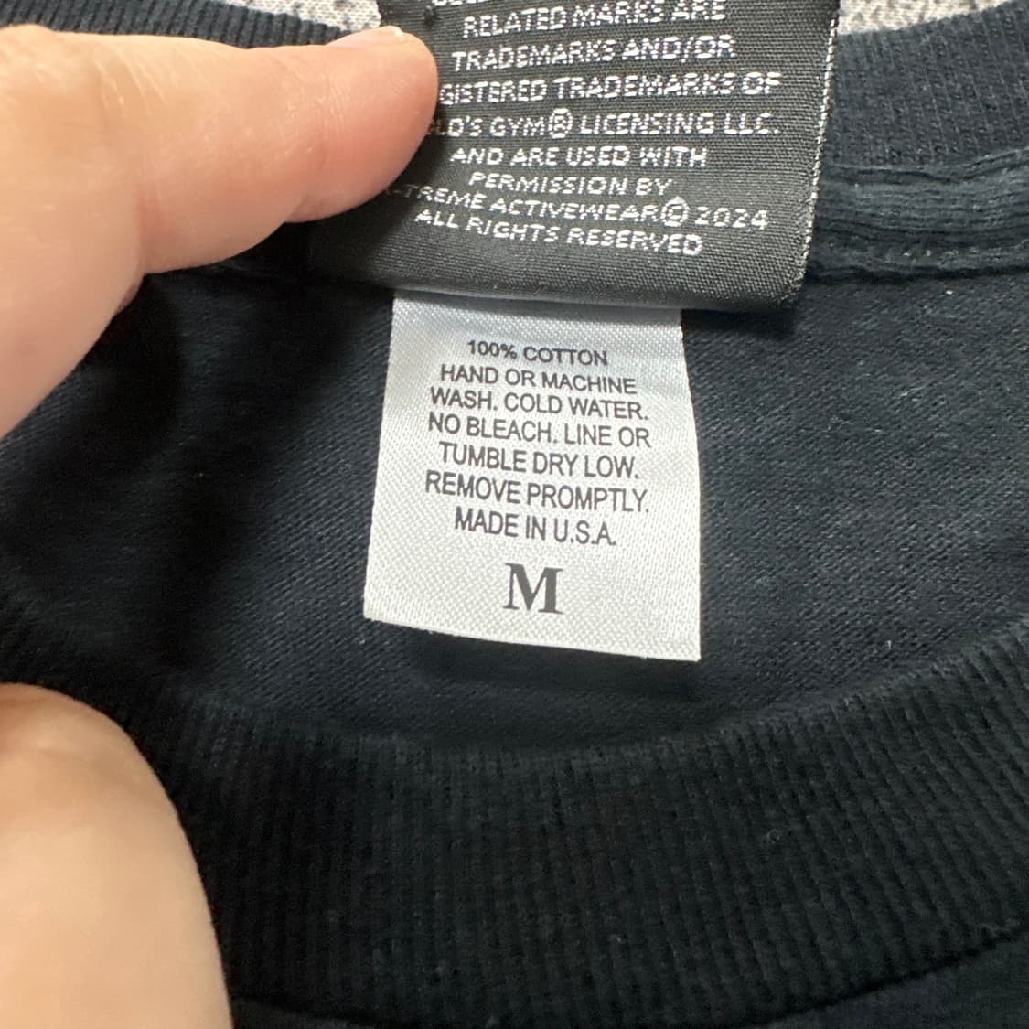 ✨ (바배) 골드짐 재팬 리미티드 블랙 반팔티  상품이미지4