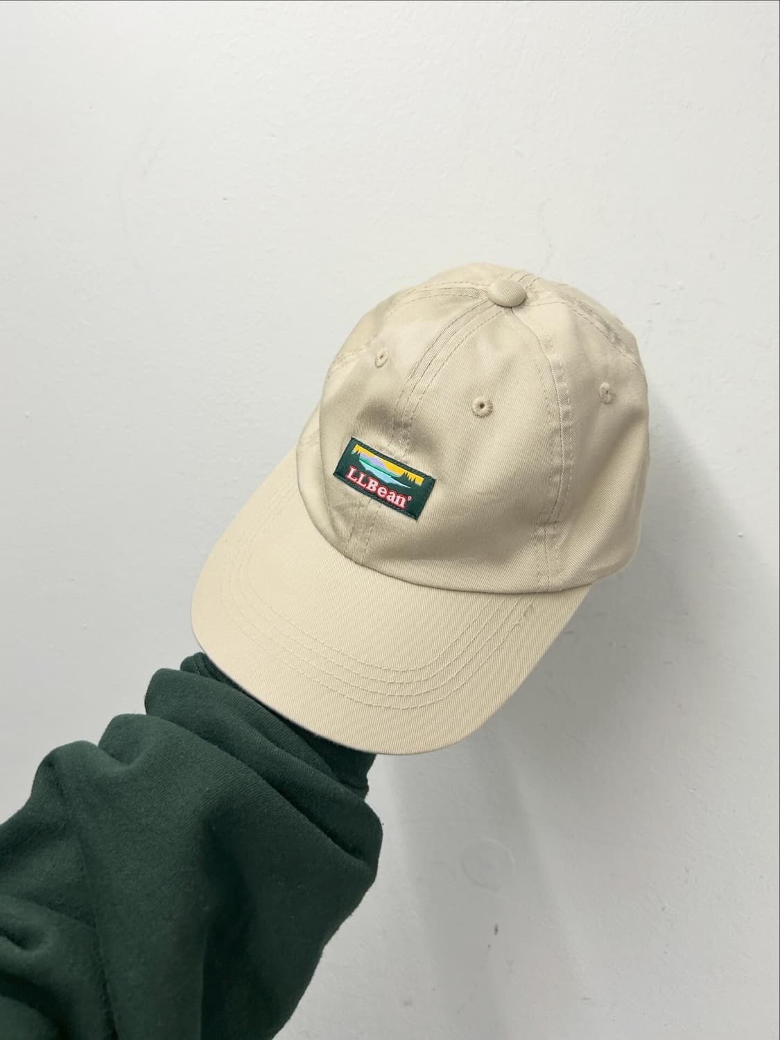 LLBean 엘엘빈 베이지 코튼 볼캡 상품이미지2