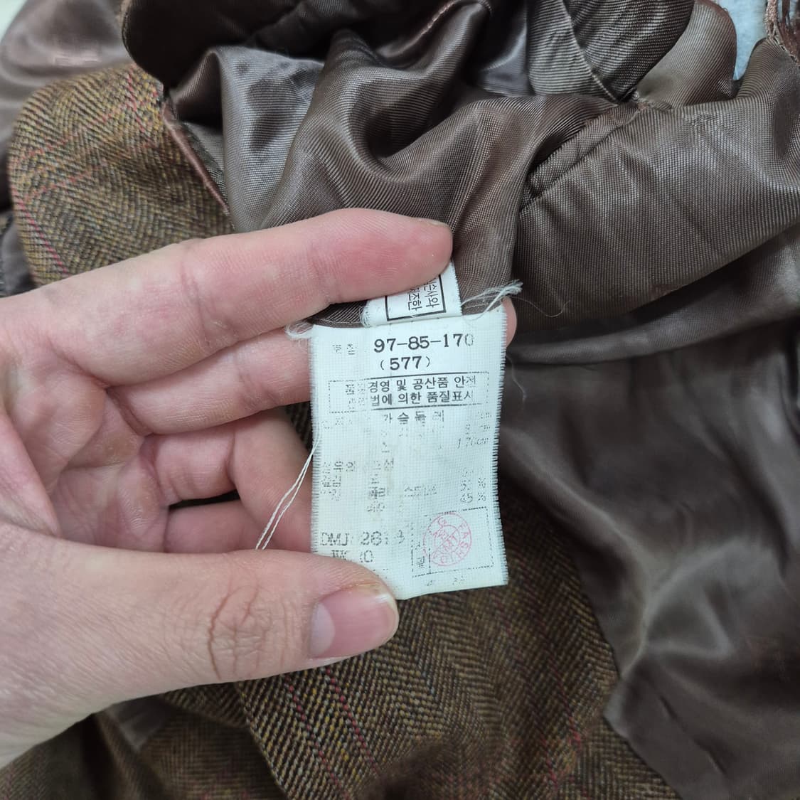 닥스 런던 모직 싱글 블레이저 정장자켓 97-85-170 상품이미지7