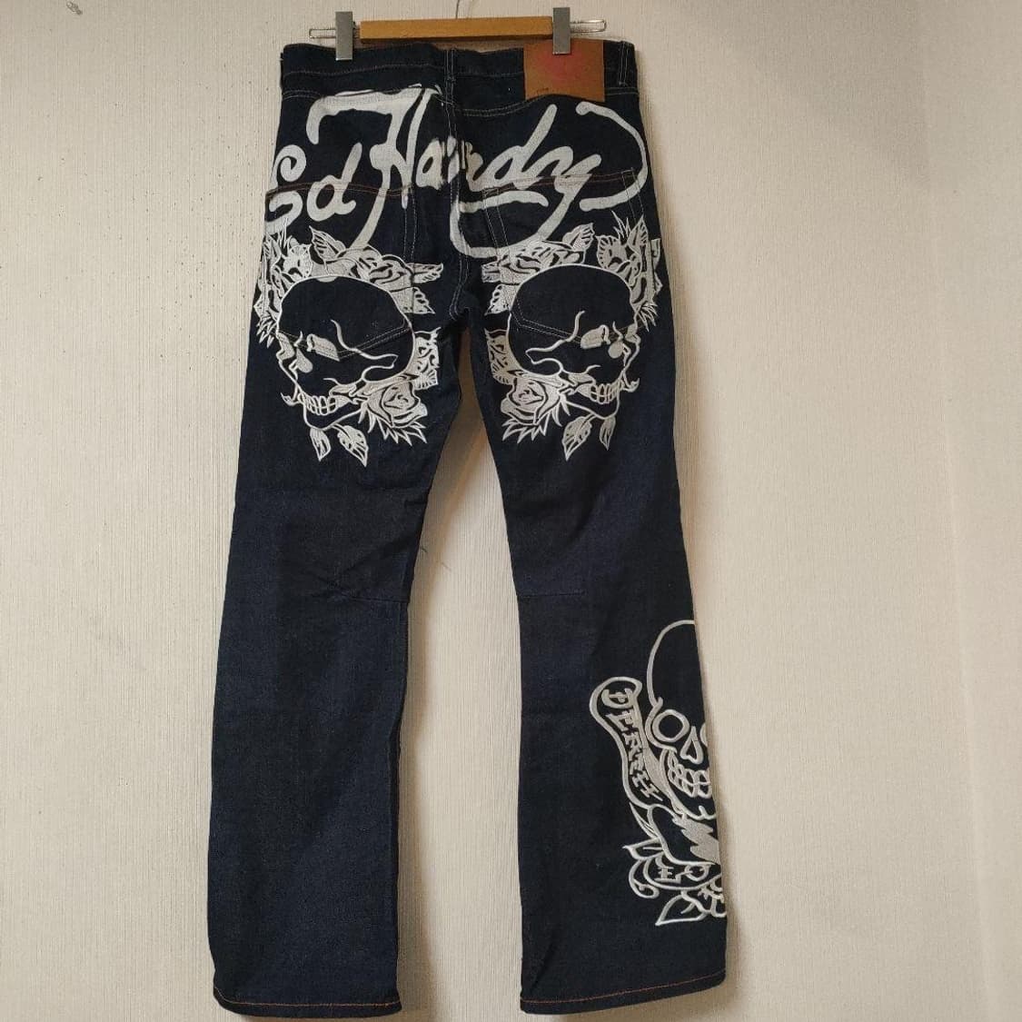 에드하디 바지 펑크 해골 빈티지 상품이미지1