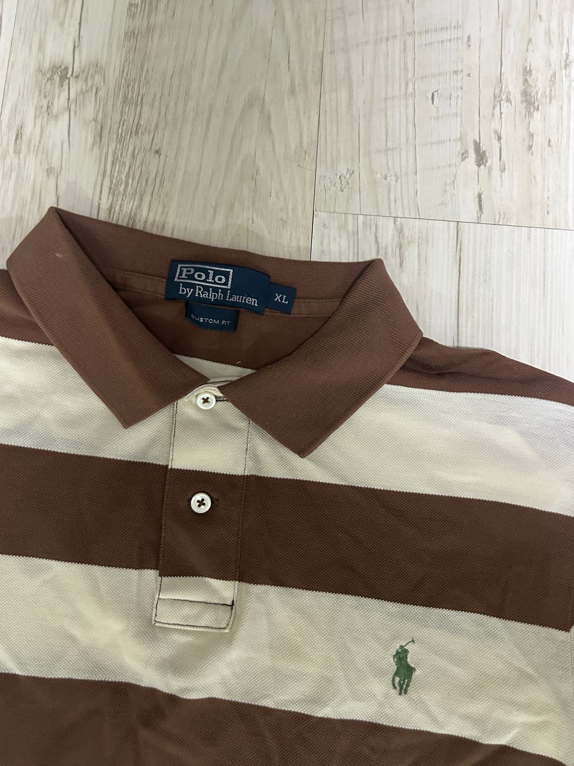 [XL]폴로 랄프로렌 스트라이프 폴로 럭비 티셔츠 상품이미지2