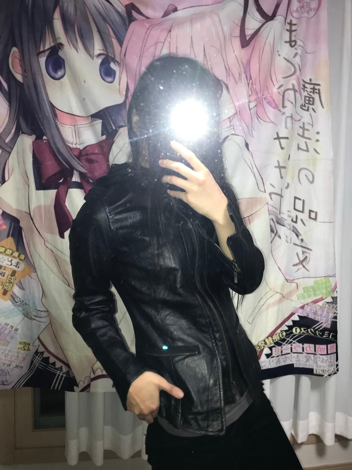 락시크 슬림핏 후드 레더자켓 상품이미지3