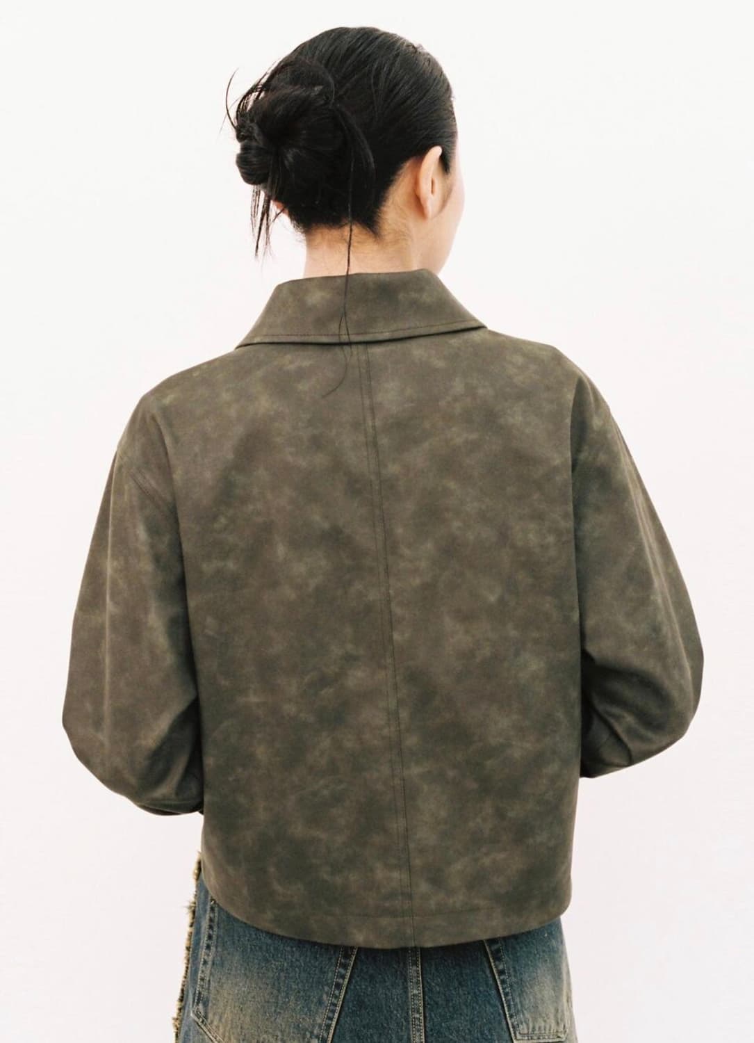 999휴머니티 에코크랙레더자켓 브라운 상품이미지4