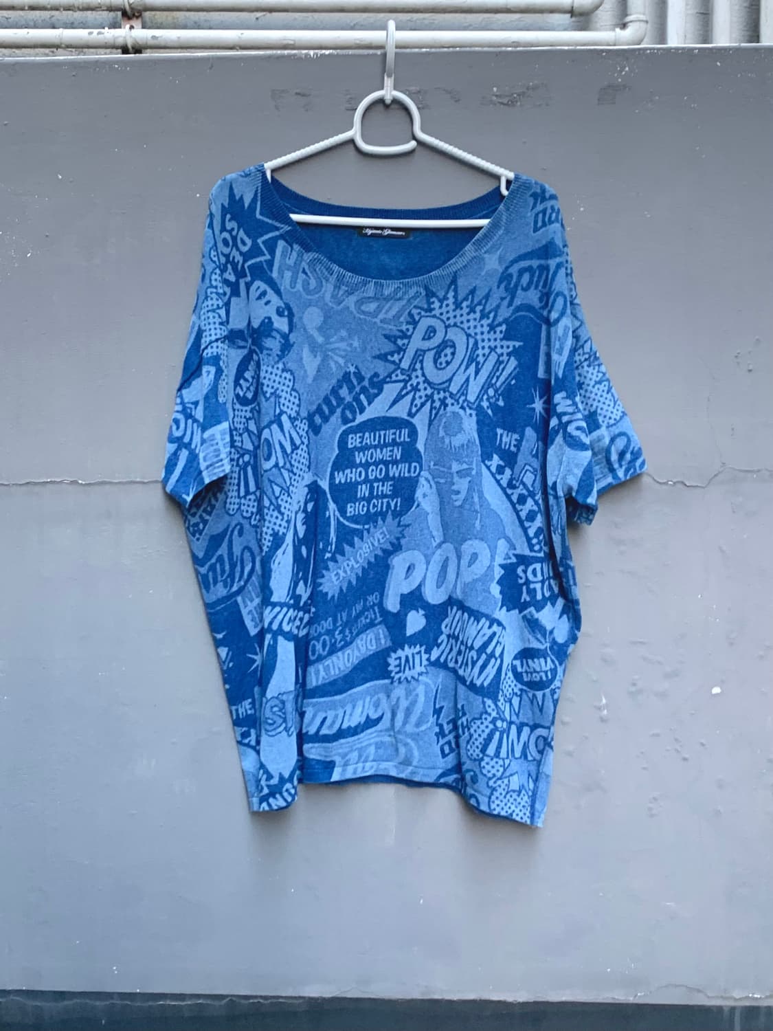 히스테릭글래머 니트 반팔 티셔츠 상품이미지3