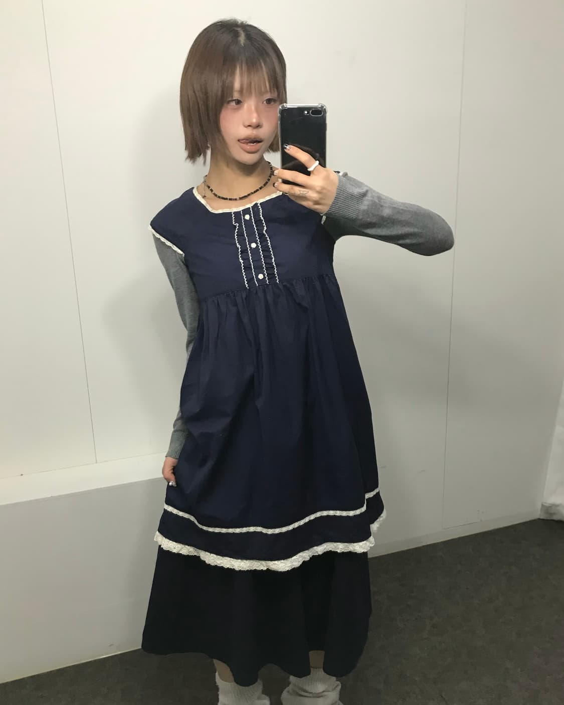 🌀네이비 톤온톤 레이어드 코디 Set 🌀 상품이미지3