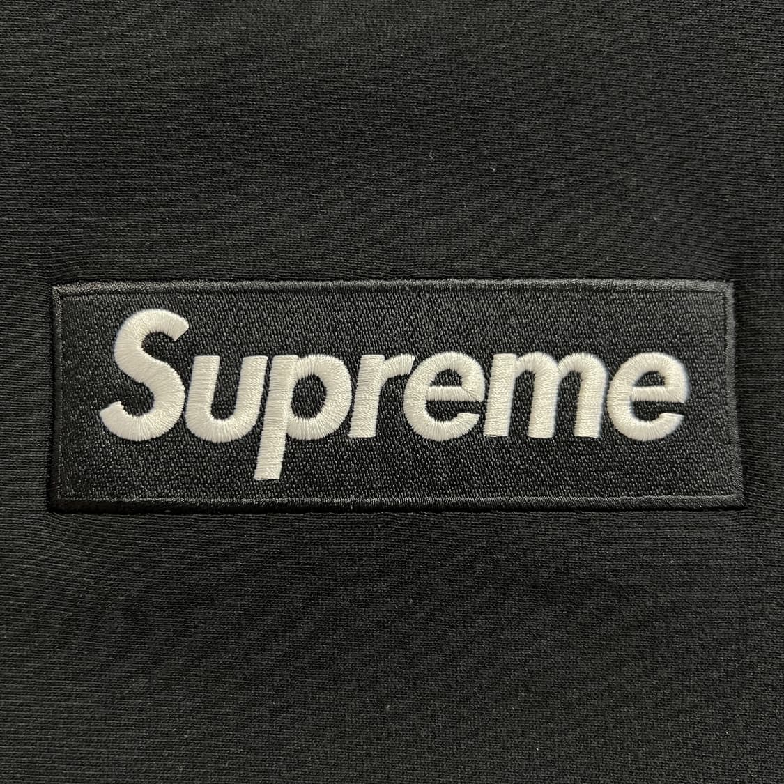 슈프림 15FW 박스로고 크루넥 블랙 상품이미지3