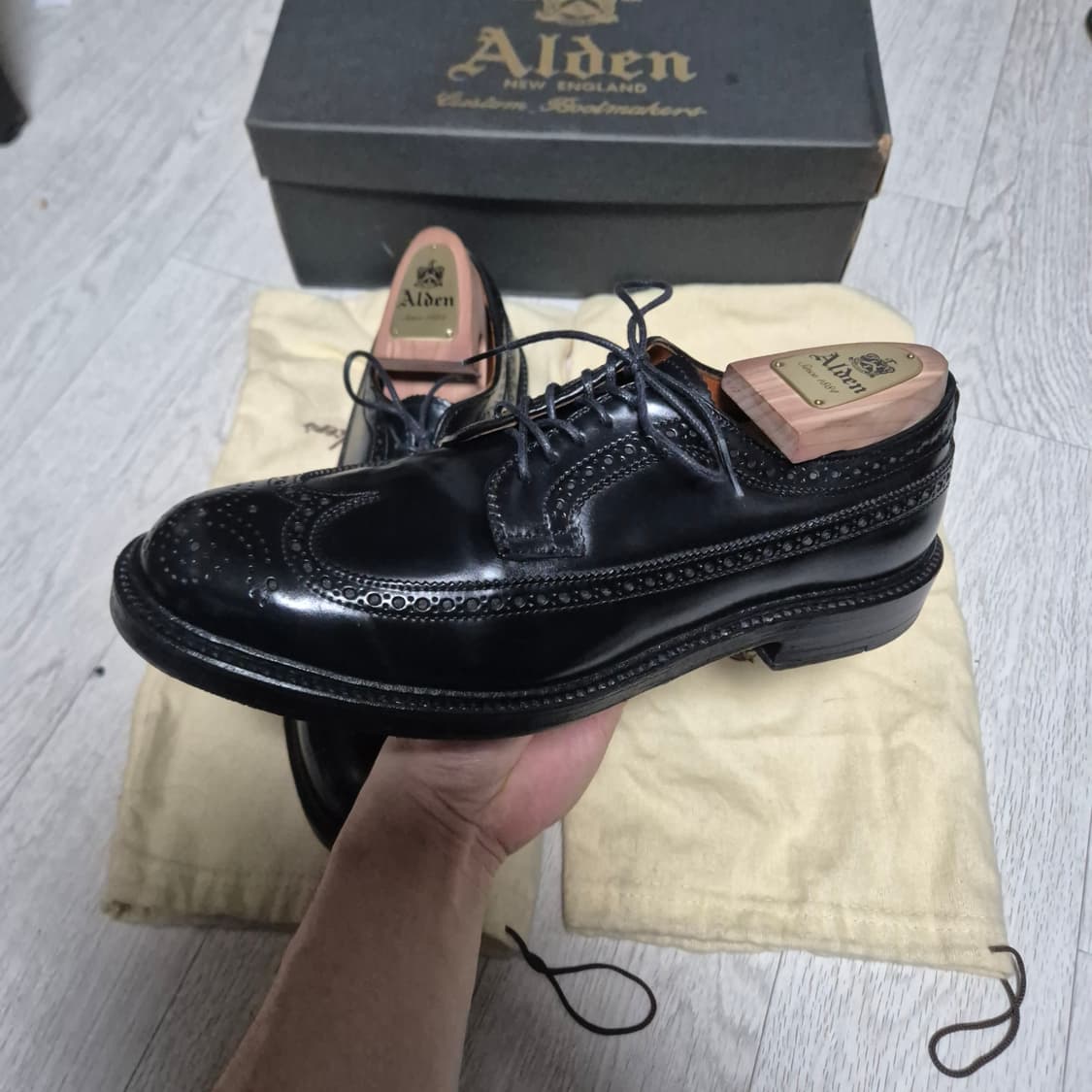 [7.5D] 알든 9751 롱윙팁 코도반/ 크로켓앤존스 에드워드그린 버윅 상품이미지4