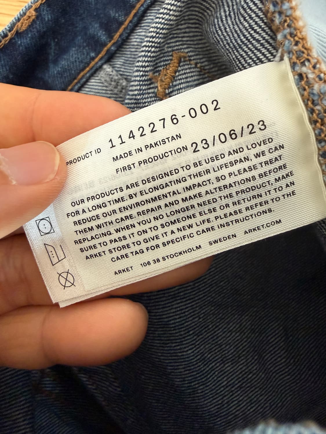 아르켓(ARKET) 데님 팬츠 상품이미지8