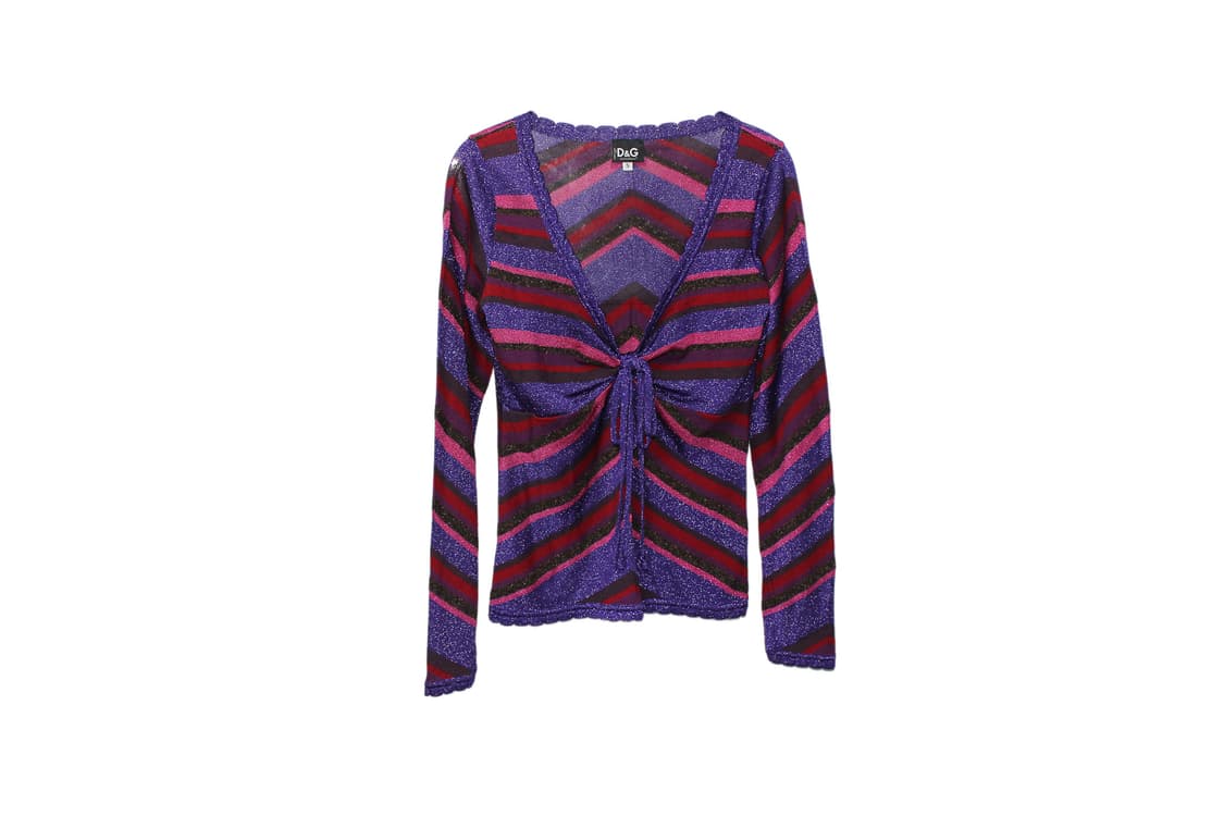 2000s 돌체앤가바나 글리터 가디건 상품이미지1