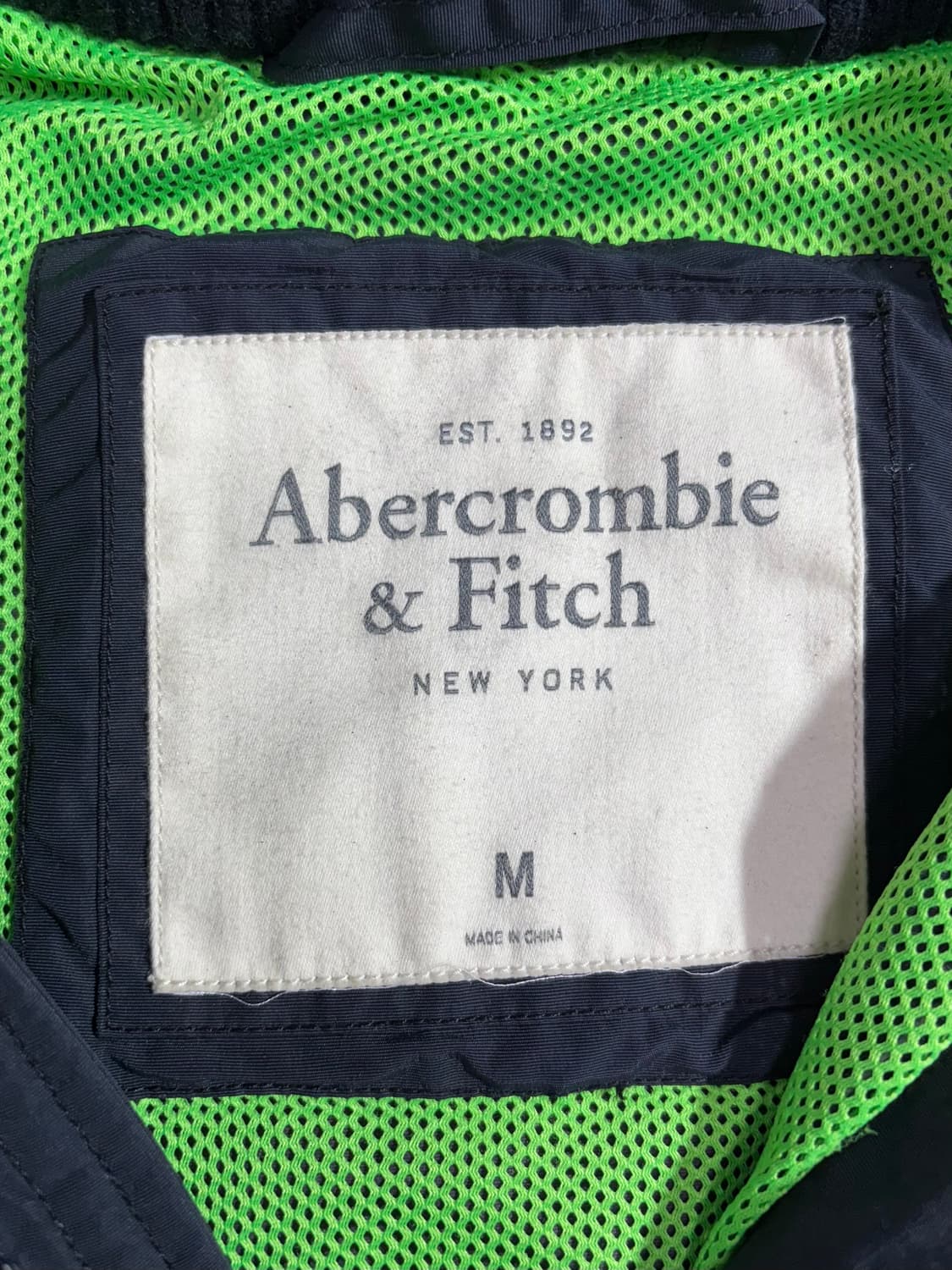 아베크롬비 다크네이비 자수로고 자켓  상품이미지7