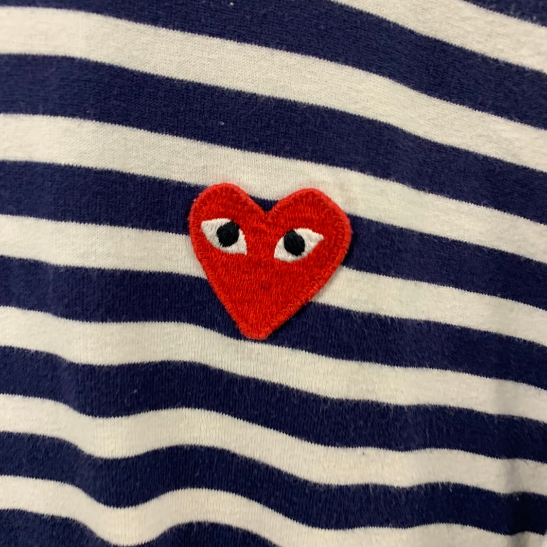 꼼데가르송 플레이 스트라이프 롱 슬리브 긴팔티 상품이미지3