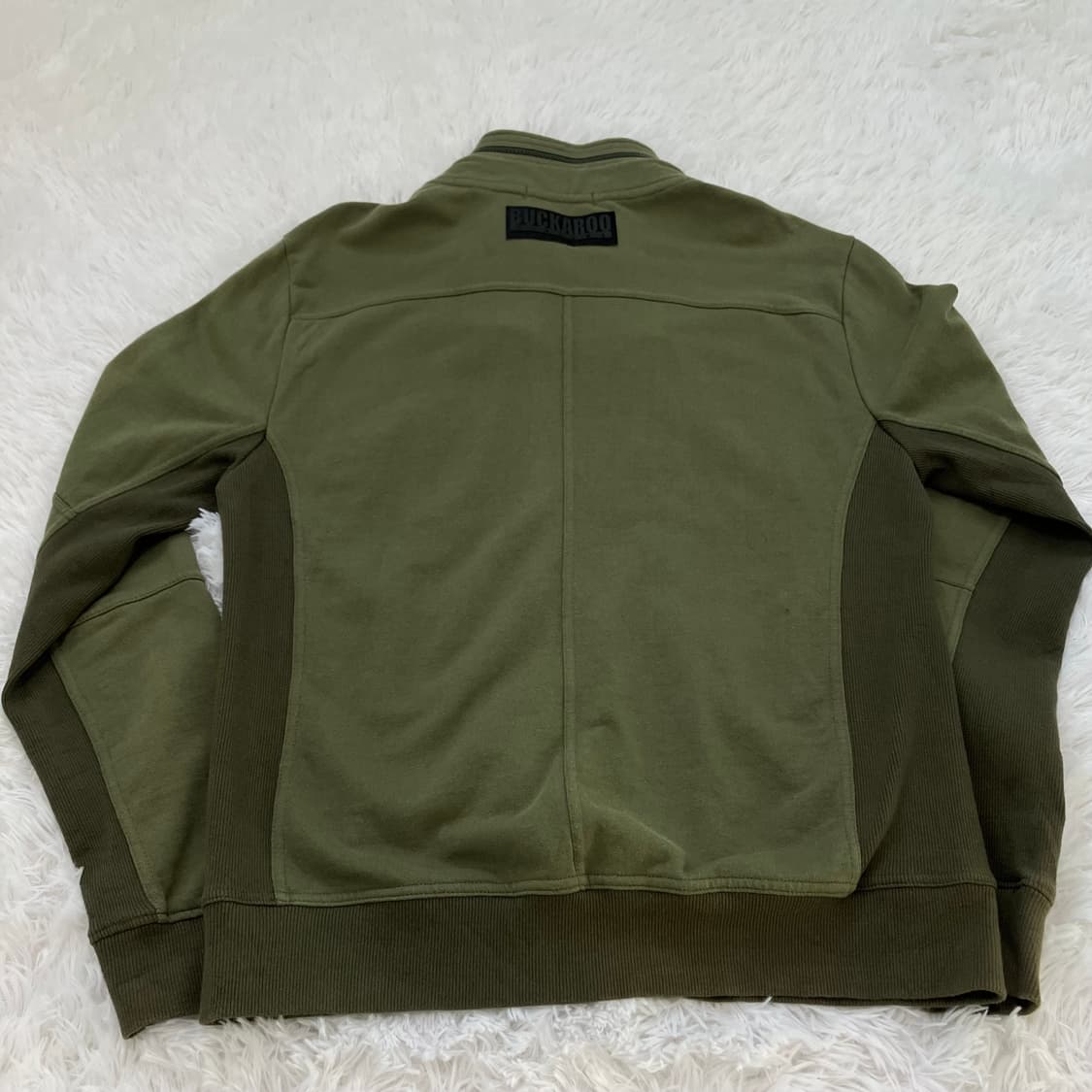 빈티지 버커루 카키 터틀넥 집업 848 y2k 스트릿 모리 갸루 일본빈티 상품이미지3