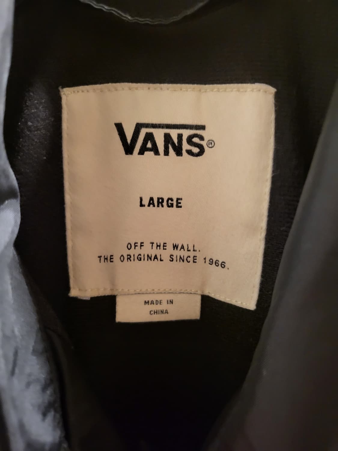 Vans 반스 블랙 코치 자켓 L사이즈 상품이미지4