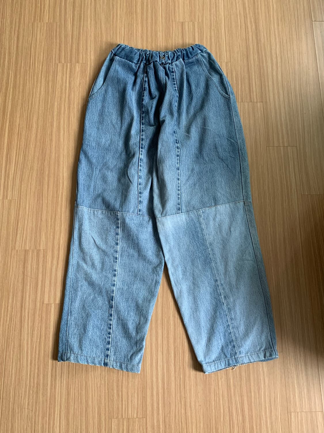 디테일 연청 바지  상품이미지1