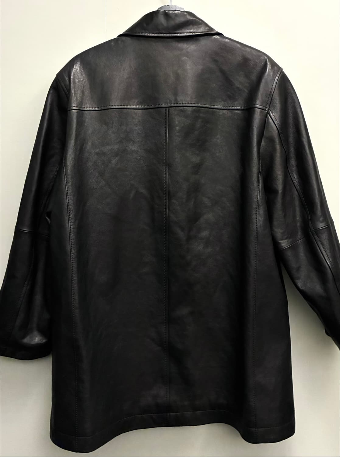 (XS)Dunst 던스트 유니섹스 램스킨 하프 카코트 레더자켓 상품이미지6