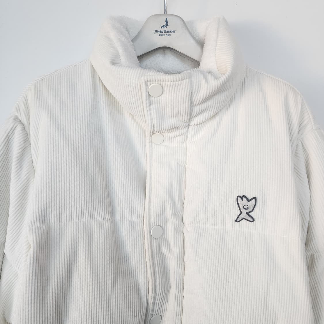 와키윌리 코듀로이 패딩 아이보리 상품이미지2