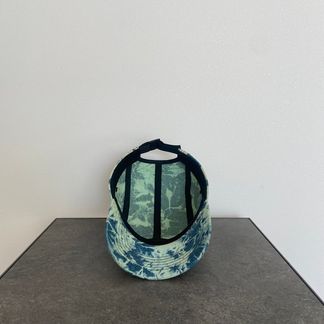 슈프림 데님 다이드 그린 박스로고 캠프캡 모자 22FW 상품이미지6