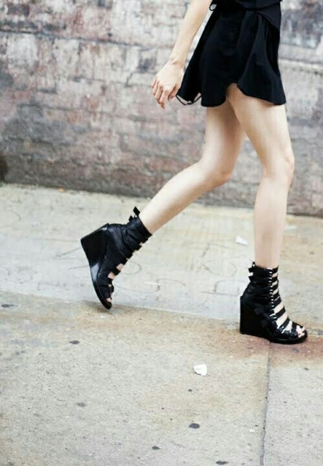 An demeulemeester스트랩 샌들 힐 상품이미지1