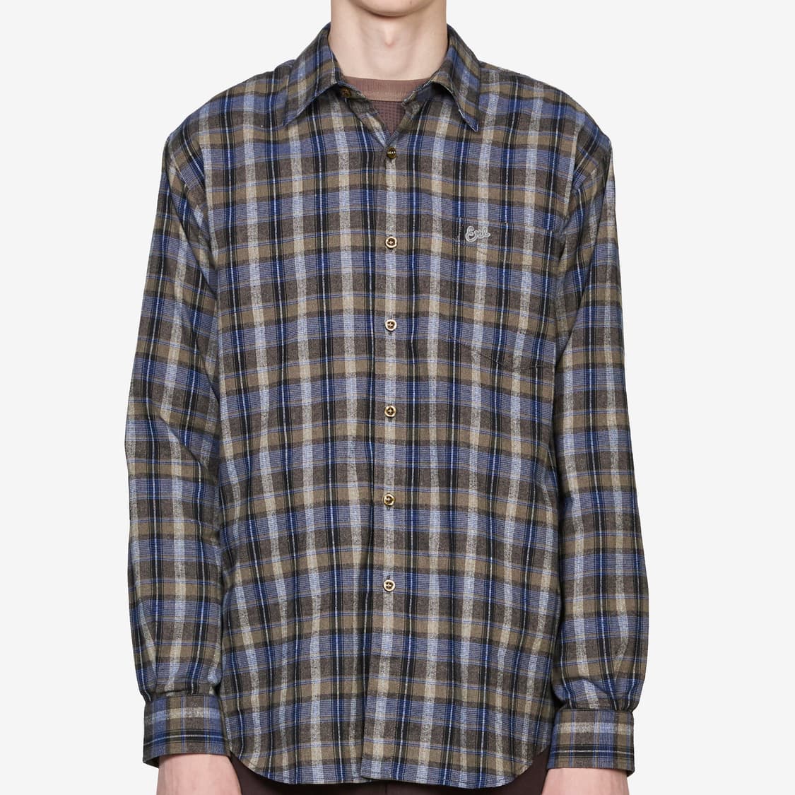 [XL]이알엘 ERL 26ss 체크 셔츠 상품이미지4