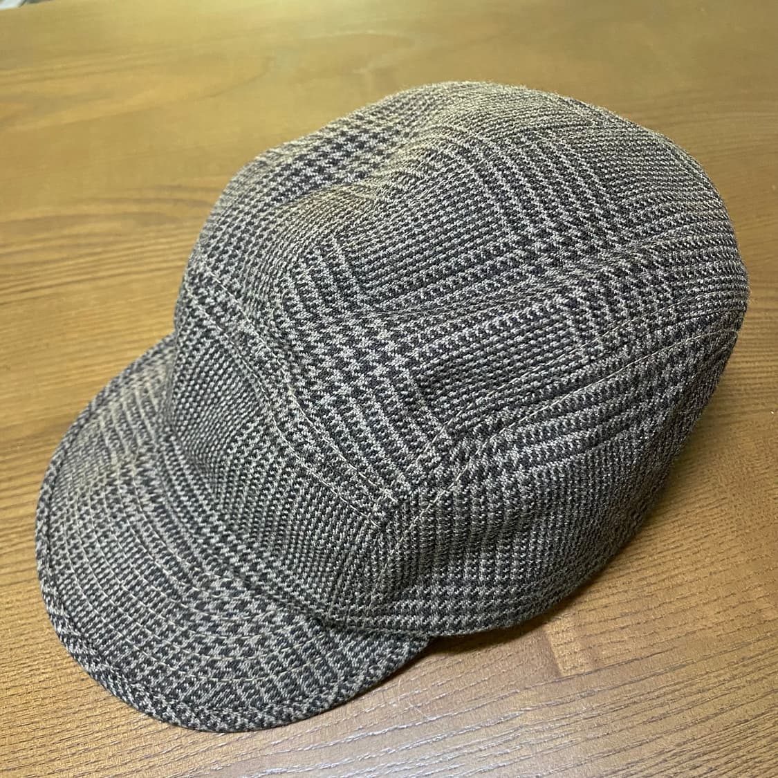 논네이티브 체크 울 캡 상품이미지3