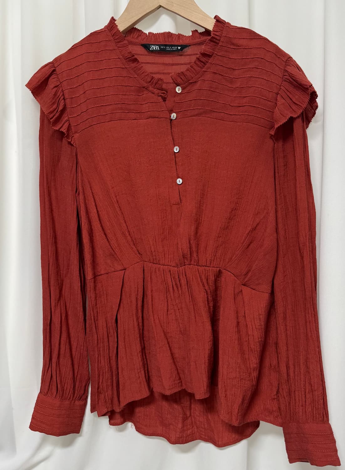 ZARA 자라 비스코스 블라우스 상품이미지9