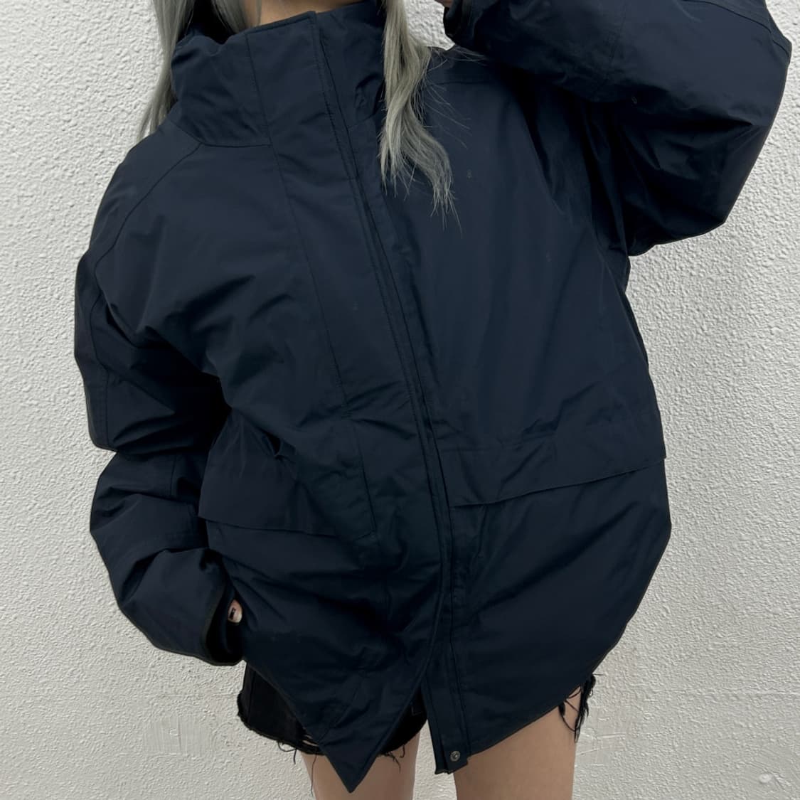 나나미카 네이비 고어텍스 다운자켓 XL 상품이미지2