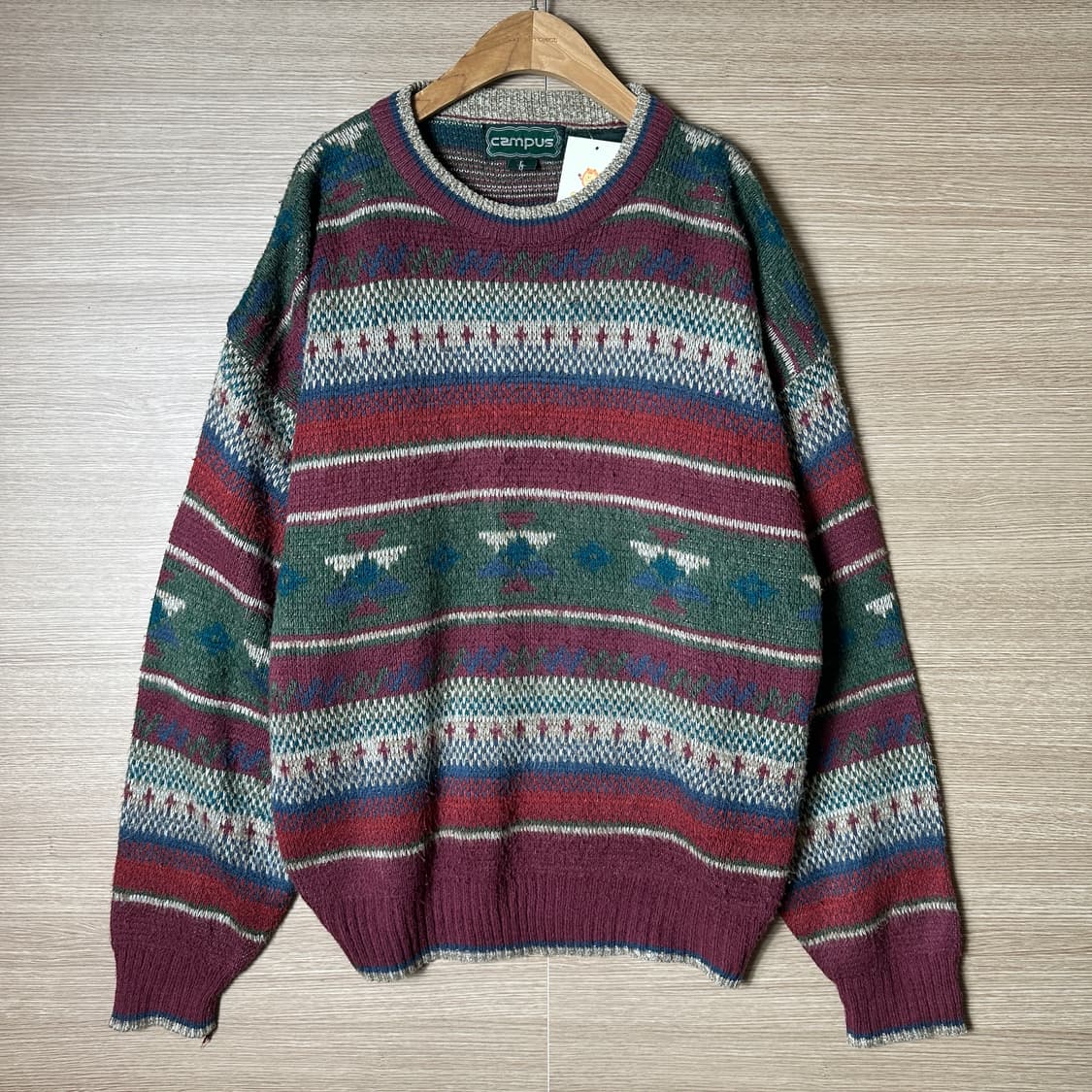 Campus 빈티지 패턴니트  상품이미지2