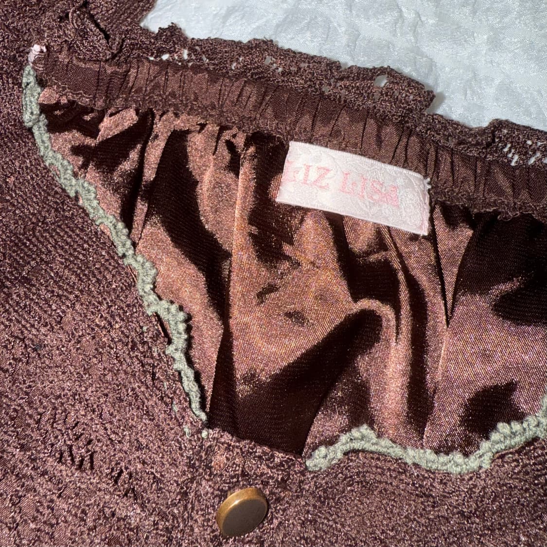 리즈리사 브라운 초코 원피스 라떼갸루 히메갸루 상품이미지2