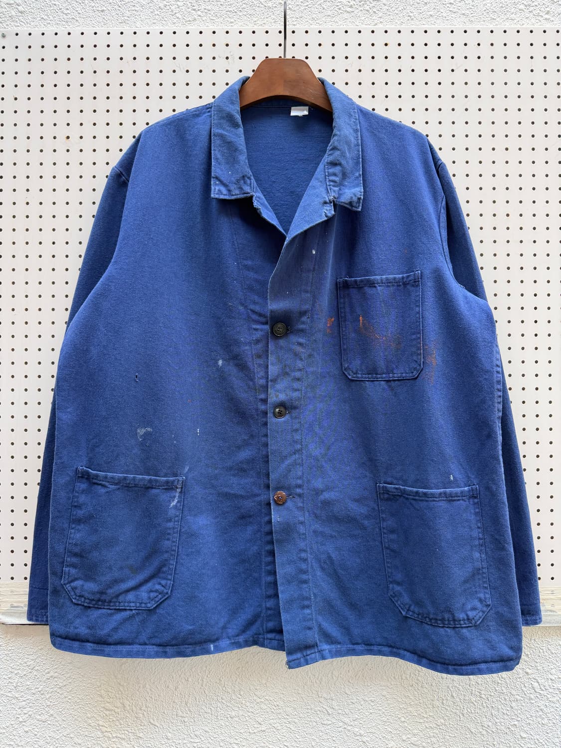 VINTAGE OPEN COLLAR BIG SIZE 프렌치워크자켓 상품이미지1