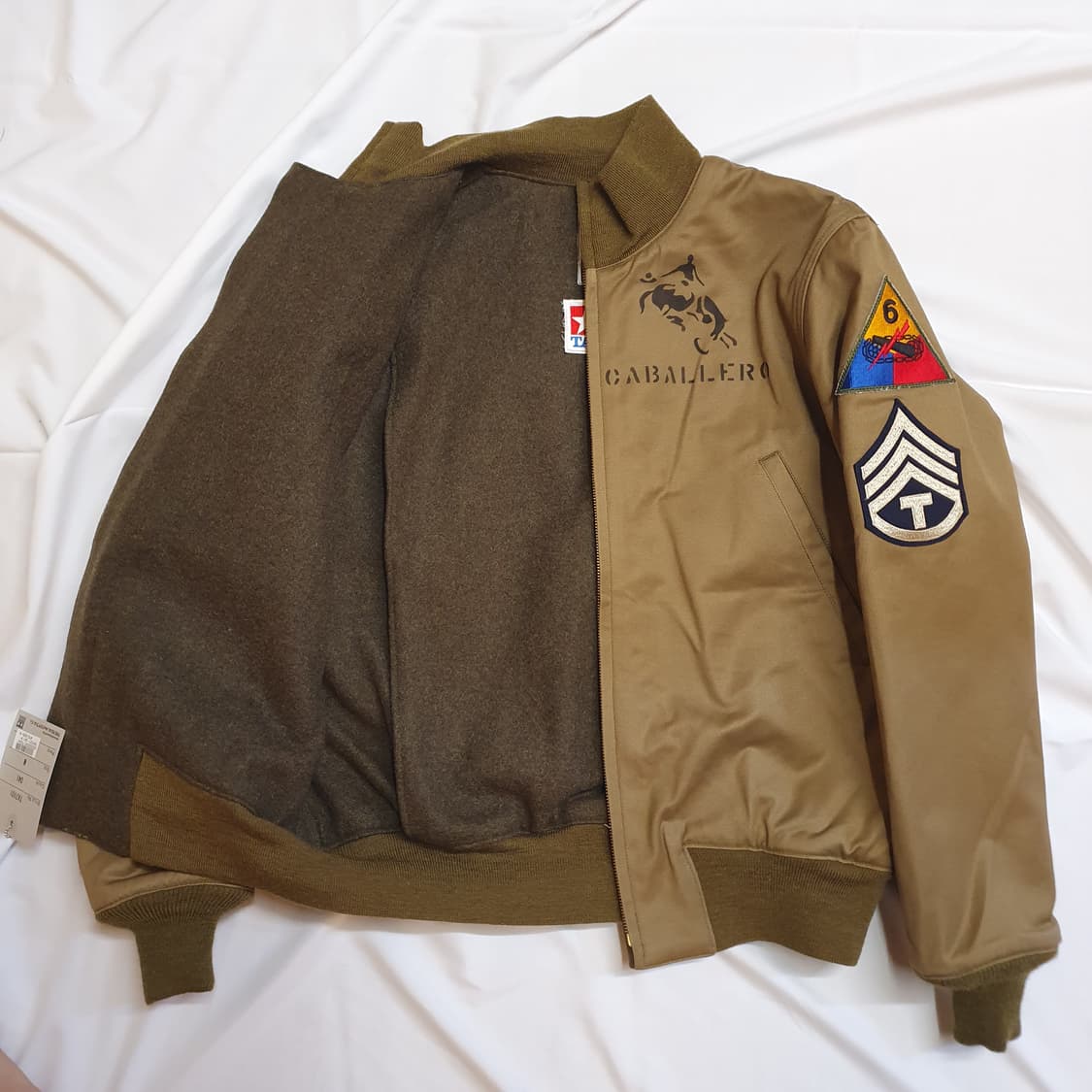 (M)리얼맥코이 탱커 자켓 타미야 콜라보레이션 한정판 상품이미지4