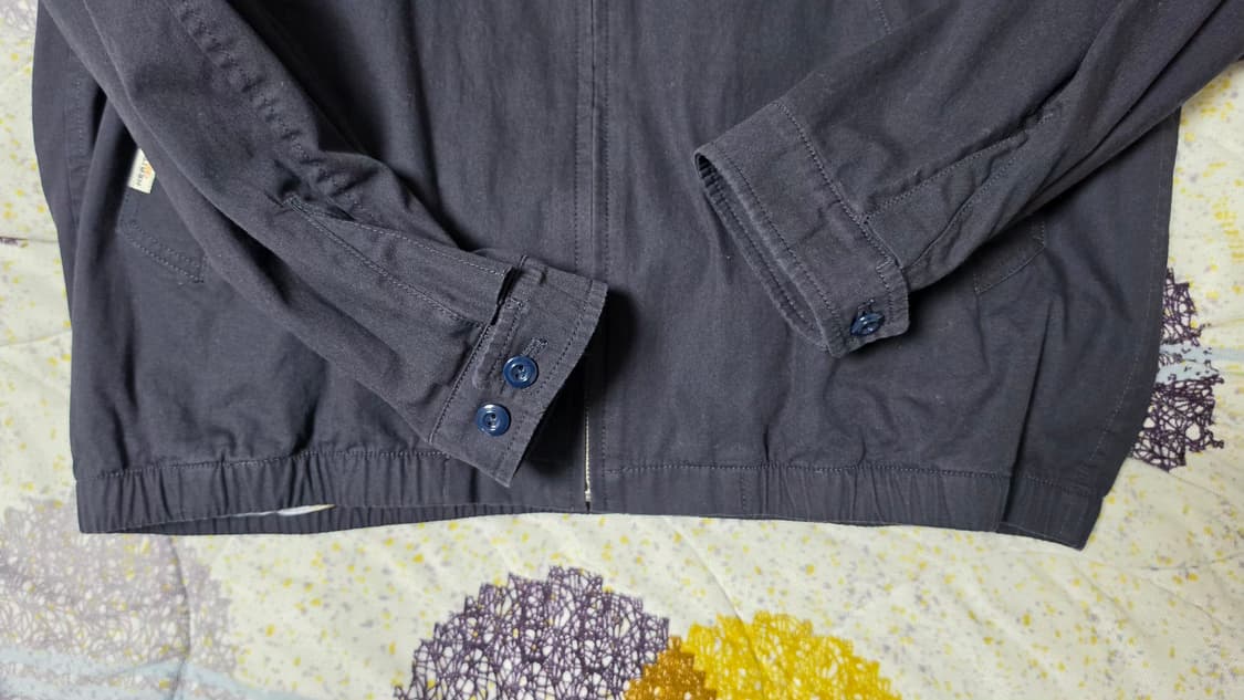 헤리티지플러스 크레스트 블루종 재킷 네이비 L 사이즈 판매 상품이미지4