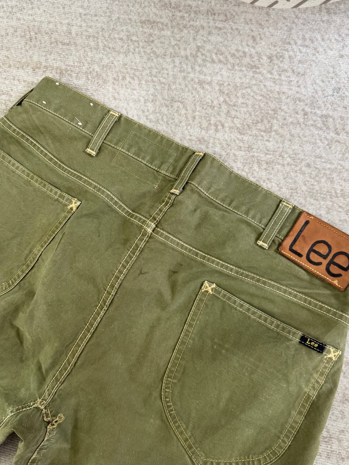 2000년대 생산 빈티지 LEE 면 남자바지 34 레귤러핏 일본스타일 상품이미지1