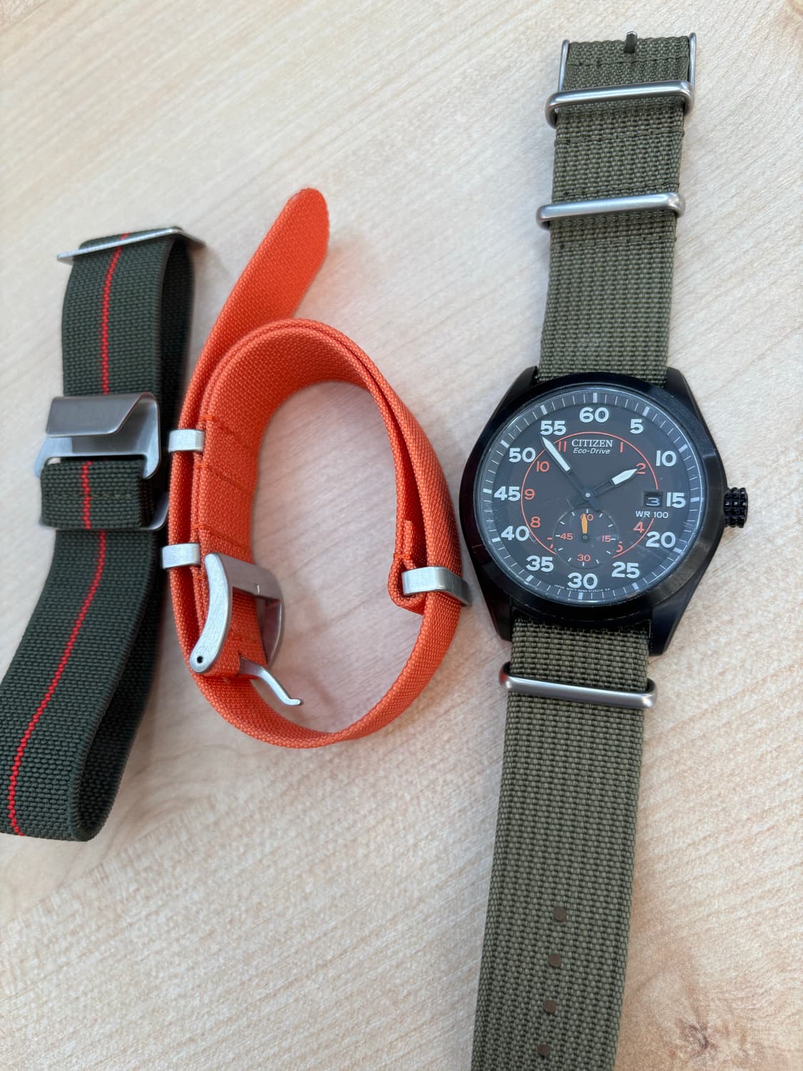 시티즌 에코드라이브 크로노그래프 시계 상품이미지3