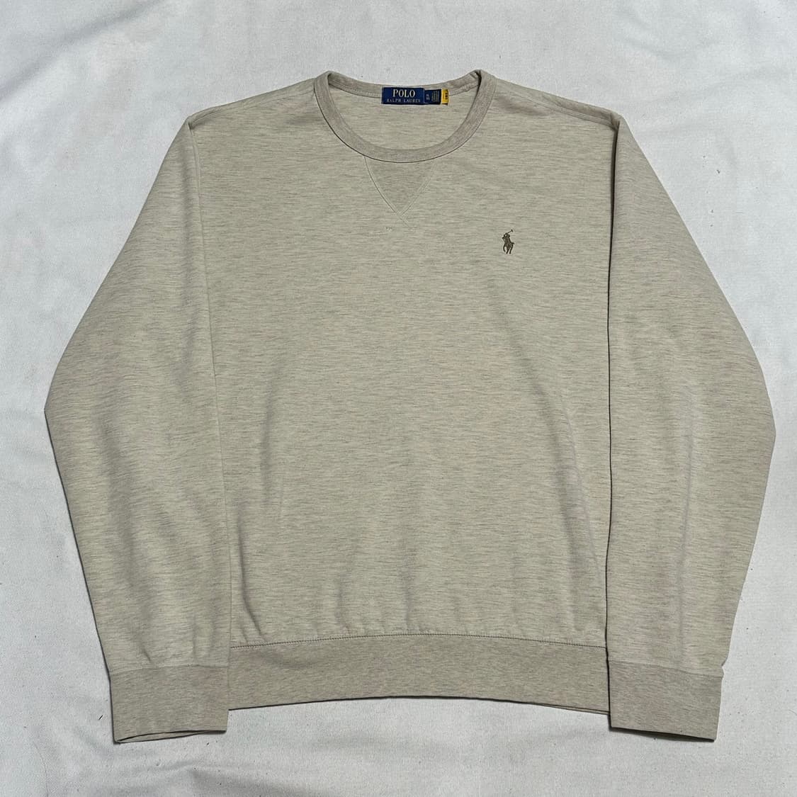 XL 폴로랄프로렌 브라운 포니 오트밀 맨투맨 상품이미지2