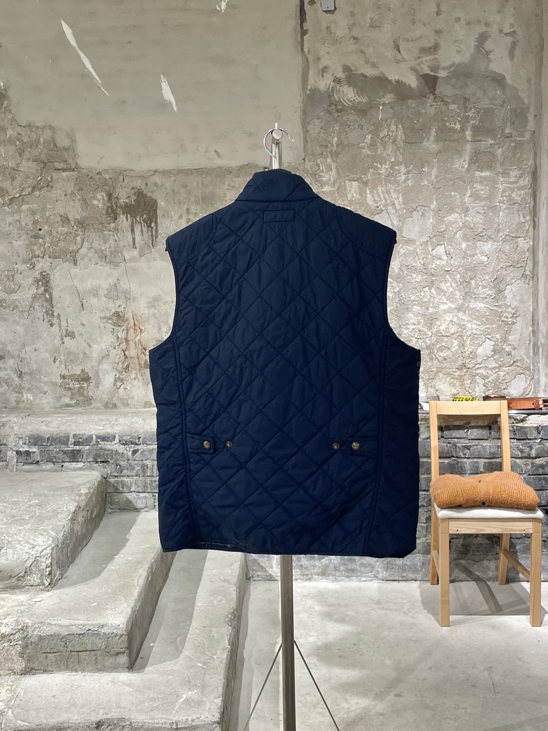 폴로 랄프로렌 네이비 나일론 퀼팅 베스트 상품이미지6