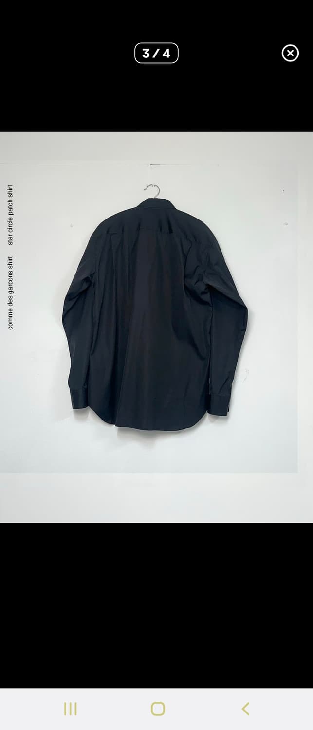 꼼데가르송 Star circle patch shirt 상품이미지2