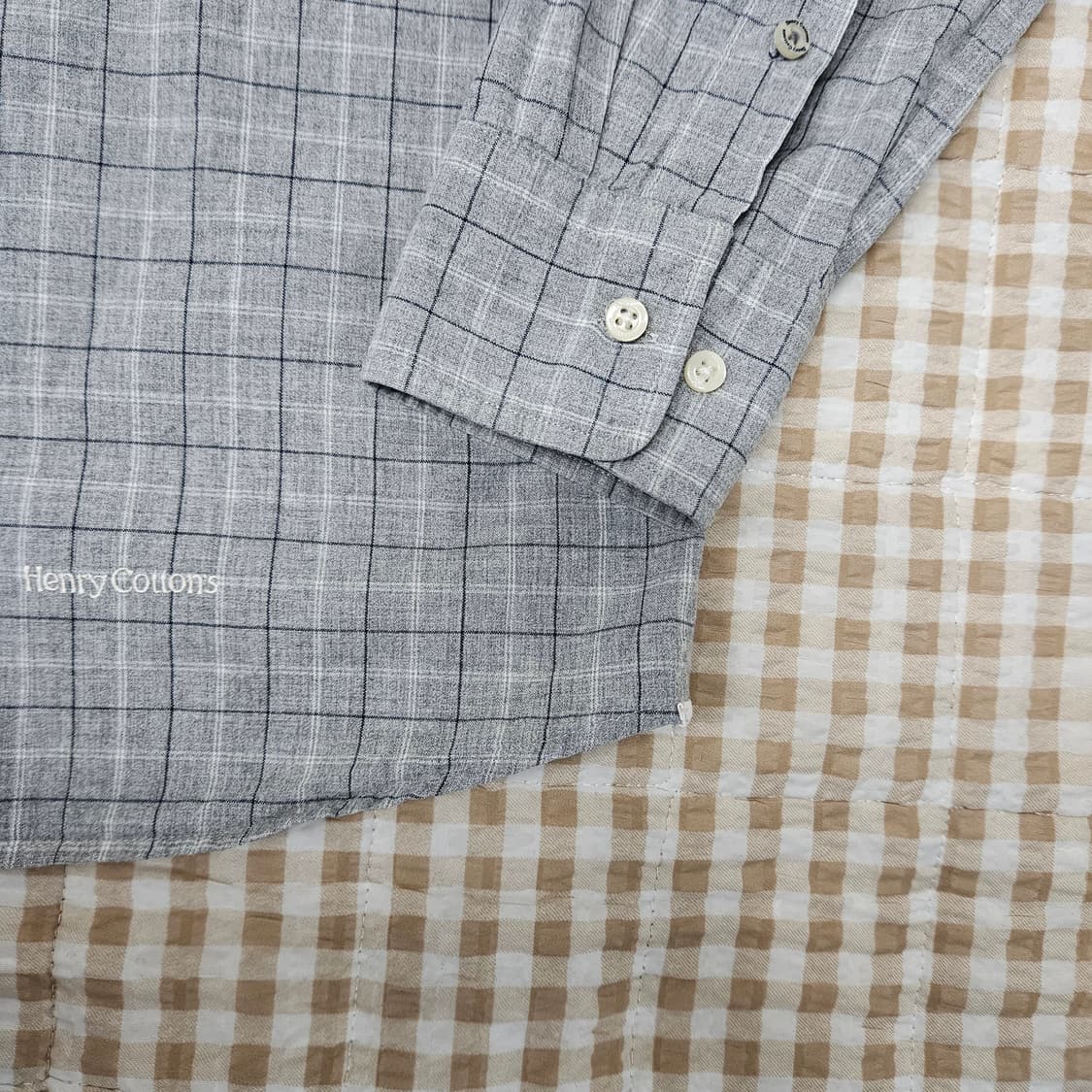 헨리코튼 긴소매 셔츠 남자100 상품이미지4