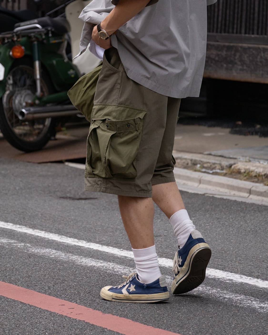 나나미카 카고 쇼츠 OLIVE (36)  상품이미지7