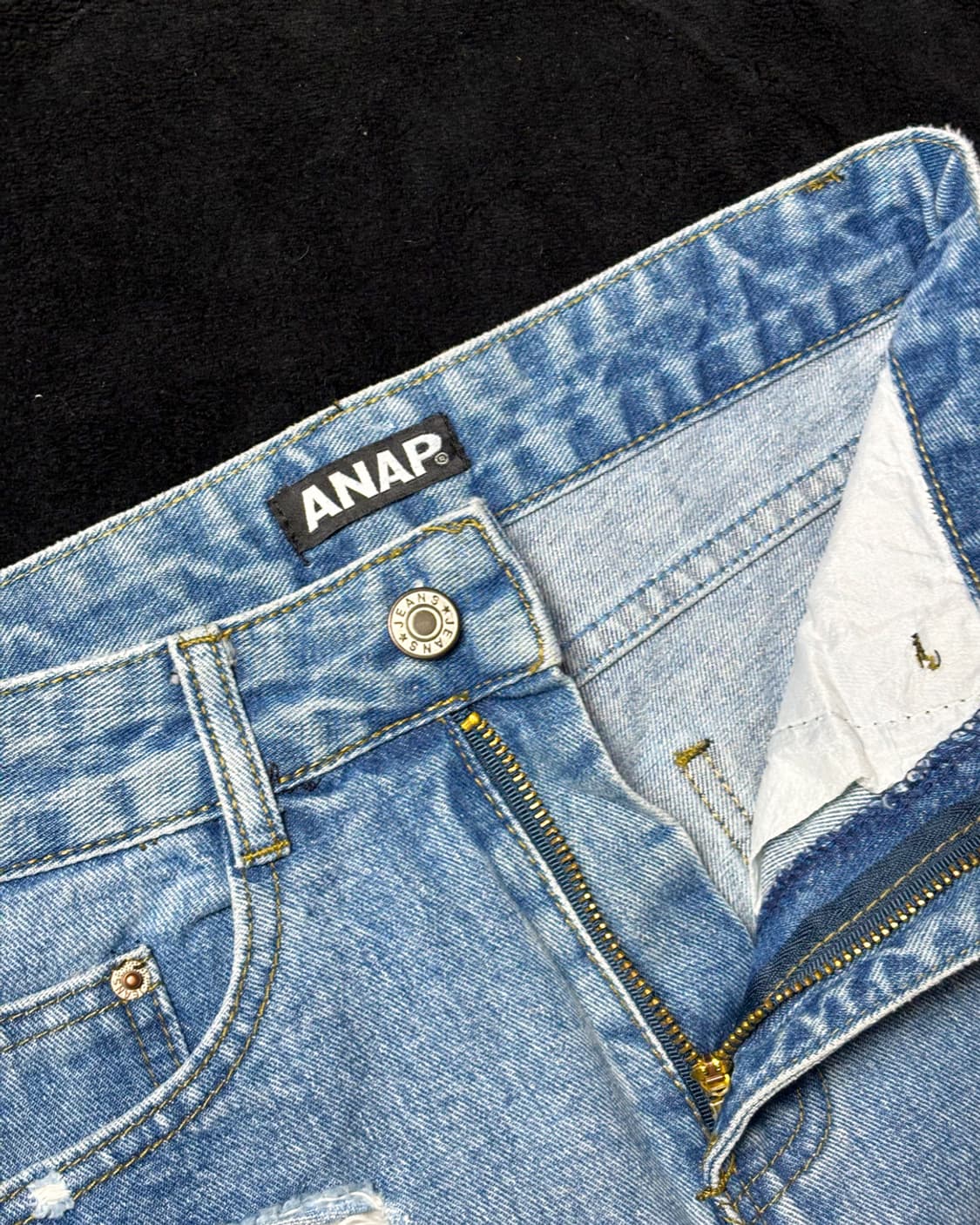 일본빈티지 ANAP 데님 스커트 상품이미지4