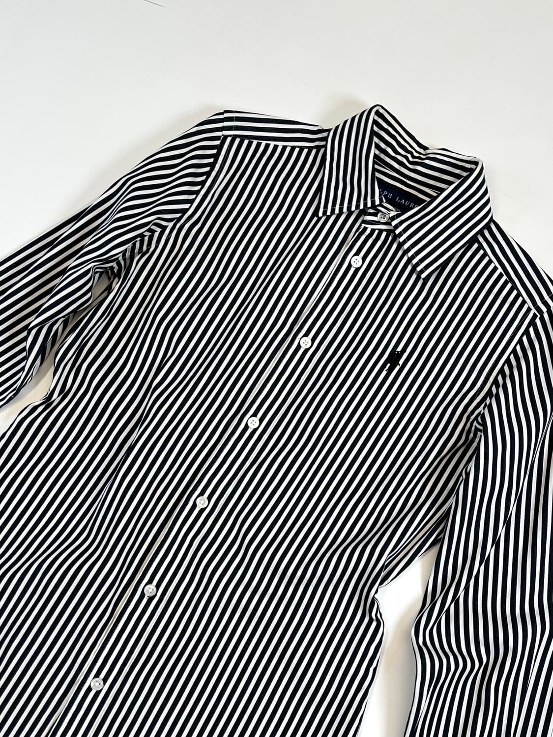 폴로 블랙 스트라이프 드레스셔츠  상품이미지2