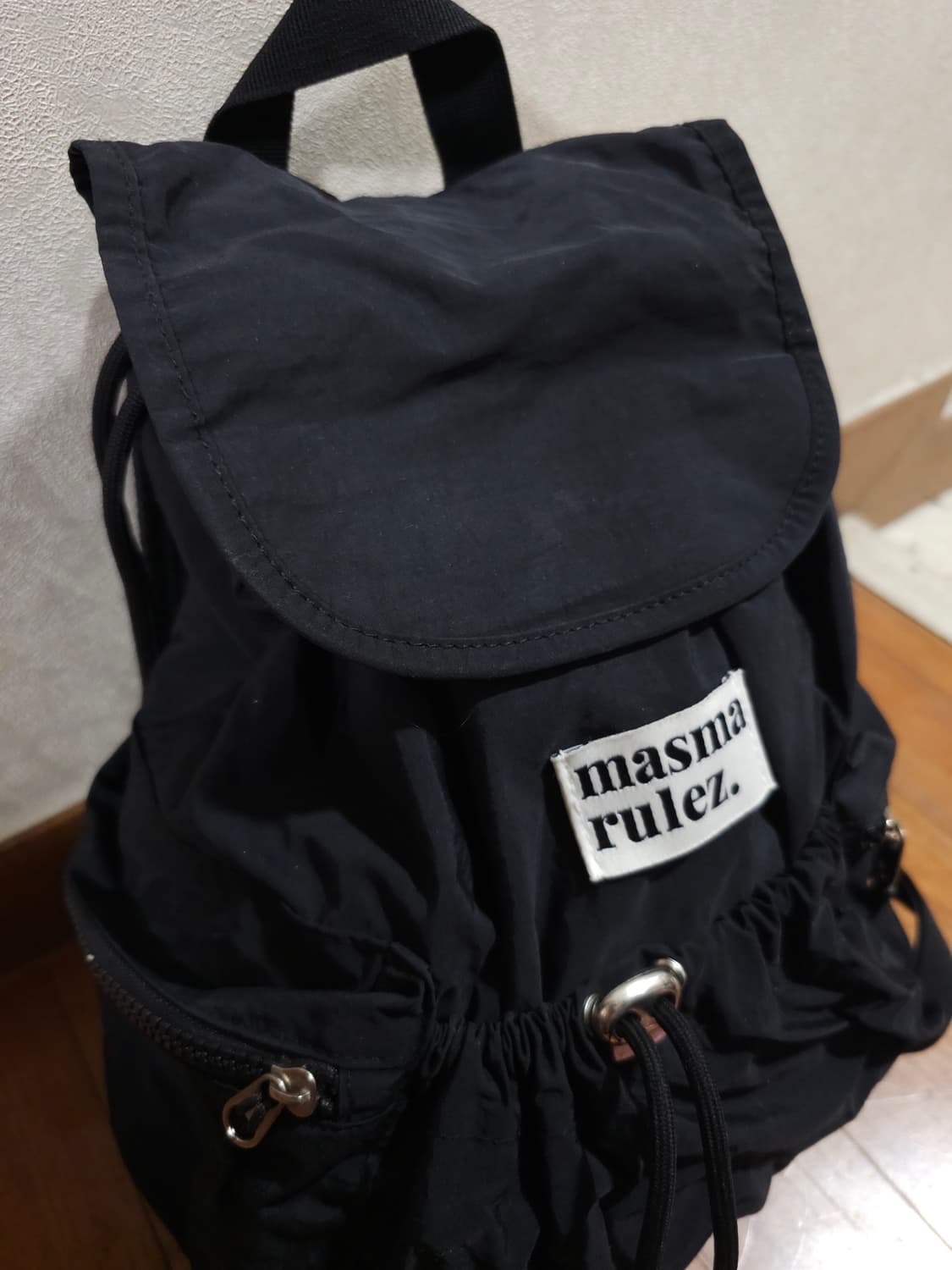 마스마룰즈 블랙 백팩 상품이미지3